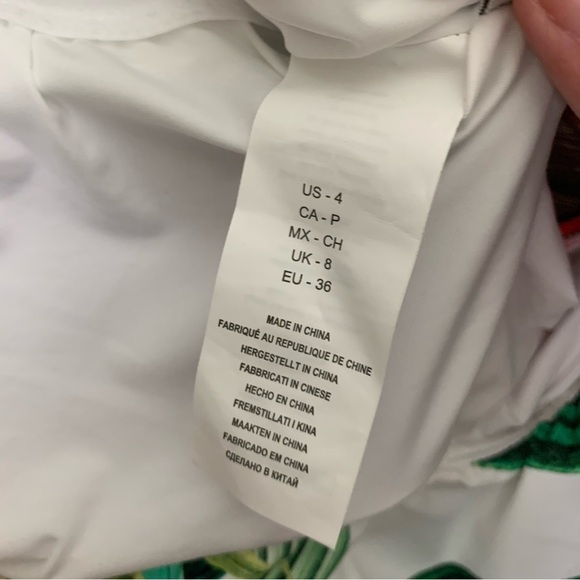 Trina Turk Womens costa de prata green orange one piece swimsuit 4 - Picture 8 of 9